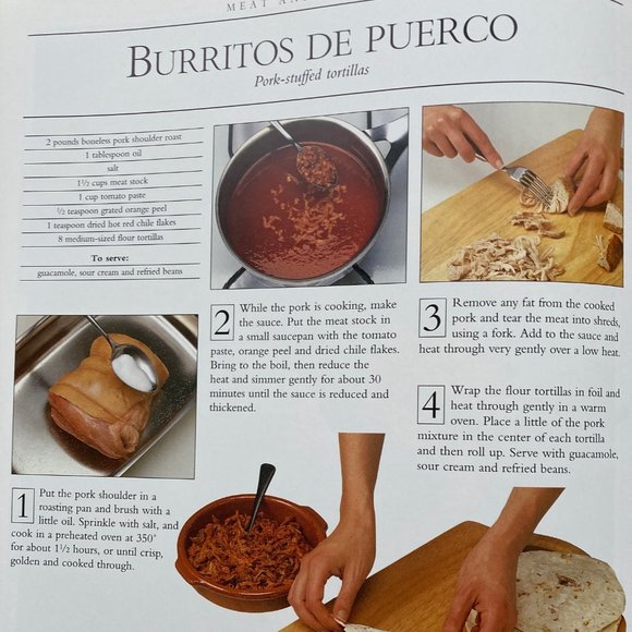 MEXICAN COOKBOOK 1995 1st Edition 50 Classic Recipes with Easy Directions - Picture 8 of 10